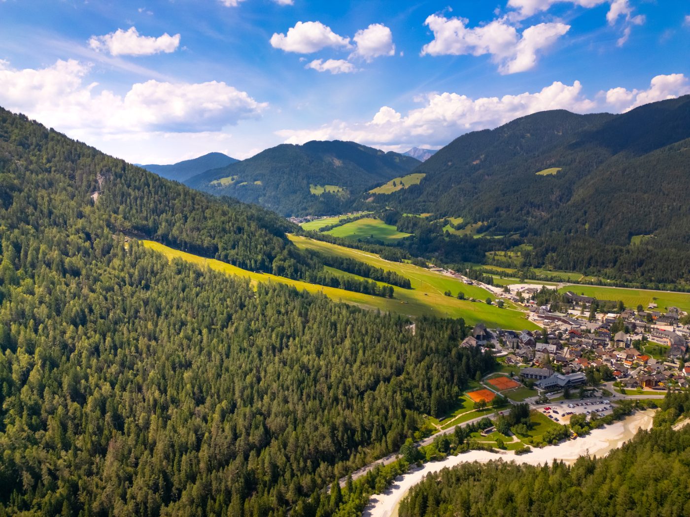 Kranjska Gora iz zraka